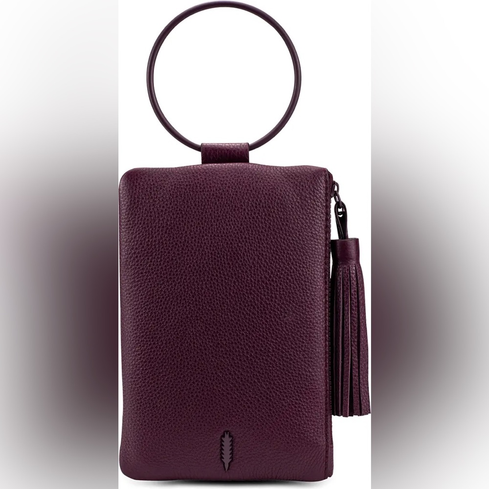 Thacker Nolita Leather Ring Handle Clutch